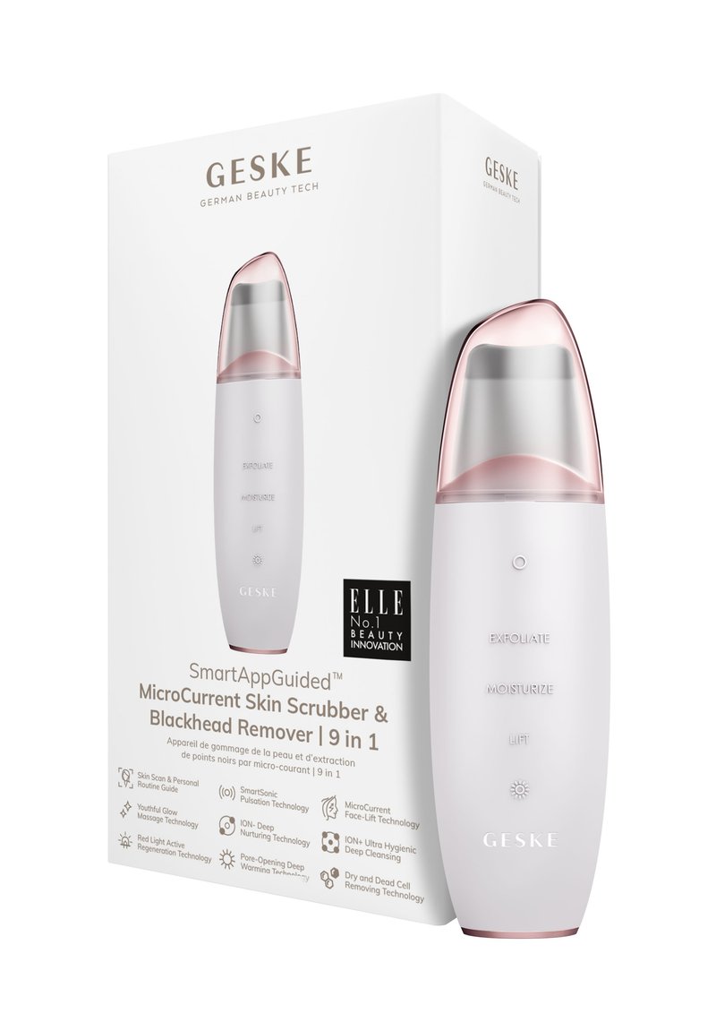 GESKE - MICROCURRENT SKIN SCRUBBER BLACKHEAD REMOVER 9 IN 1 - Accessoires soin du corps - starlight, Agrandir