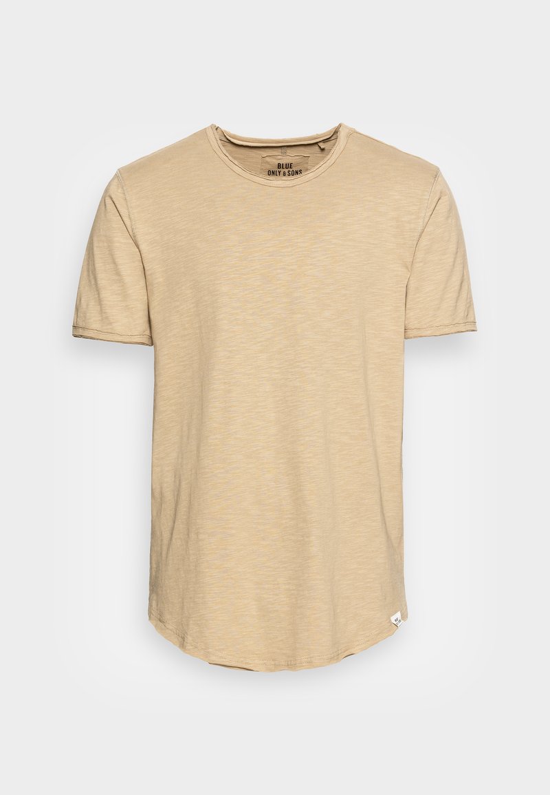 Herren T-Shirts basic | Only & Sons ONSBENNE LIFE LONGY TEE T-Shirt basic chinchilla/braun - SN02803 Herren T-Shirts basic | Only & Sons ONSBENNE LIFE LONGY TEE T-Shirt basic chinchilla/braun - SN02803