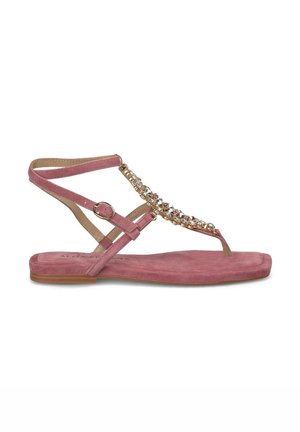 Teensandalen - lila jaspeado