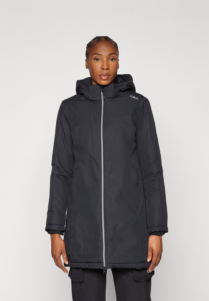 CMP WOMAN COAT ZIP HOOD - Geacă - nero/negru - Zalando.ro