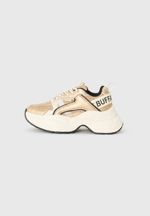 YUNO - Trainers - cream/gold-coloured/black