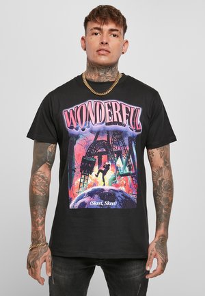 Mister Tee WONDERFUL - Majica kratkih rukava s printom - black