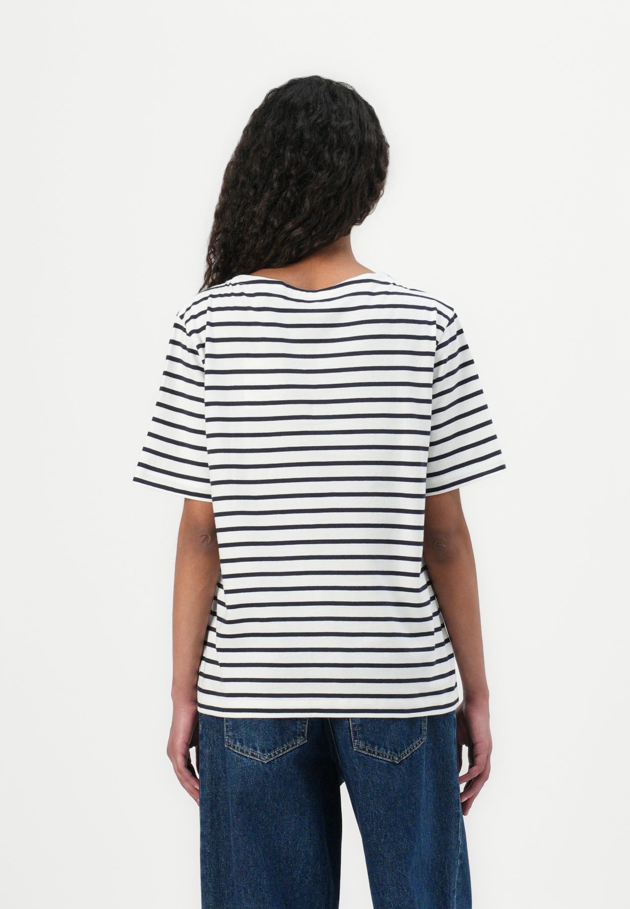 STRIPE BOAT NECK