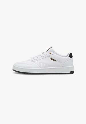 Puma, COURT CLASSIC - Baskets basses - white- black- gold