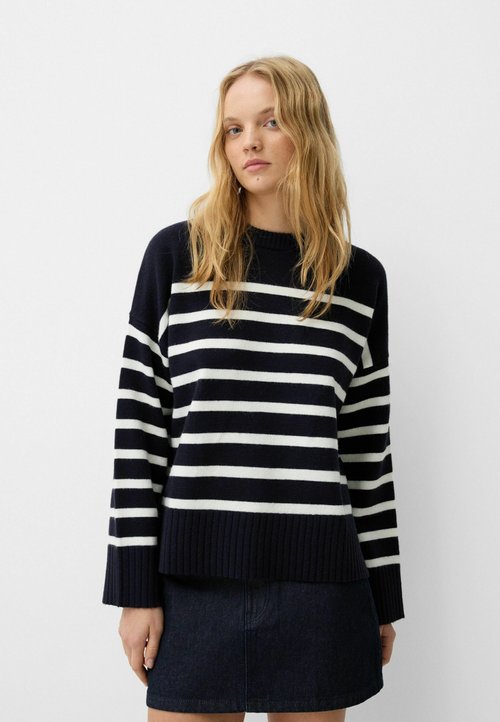 Newwine Ls O Neck Stripe Blue Bell Stripes B