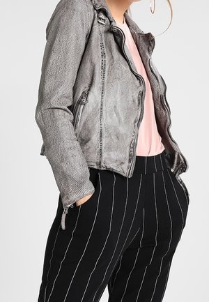 Leren jas - grey
