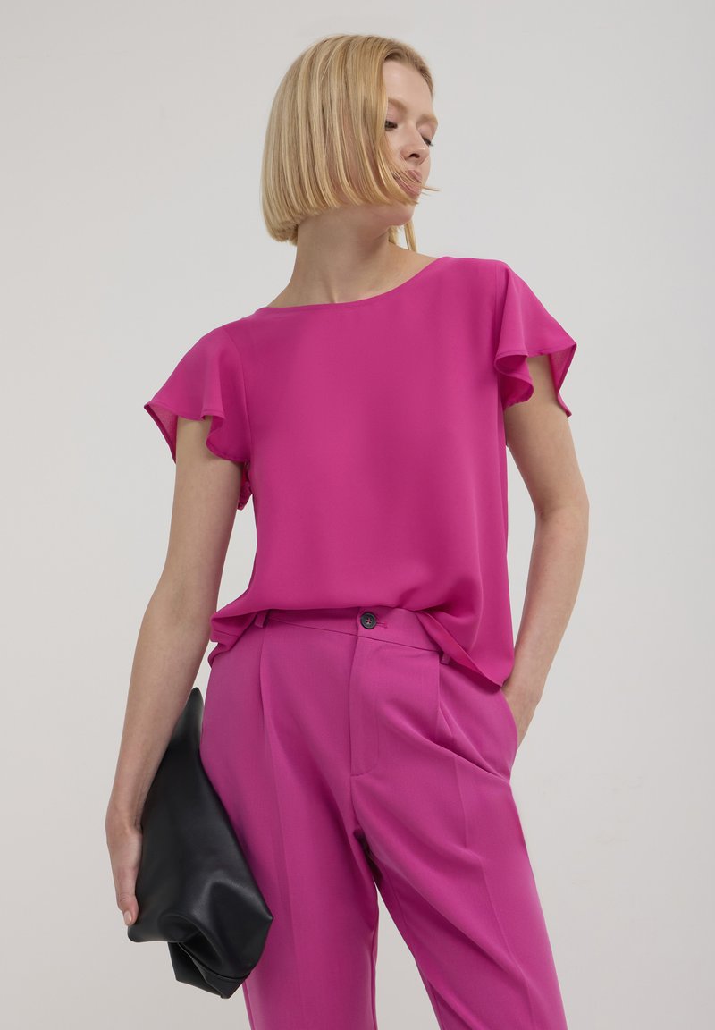 Calliope CON VOLANT - Camicetta - viola