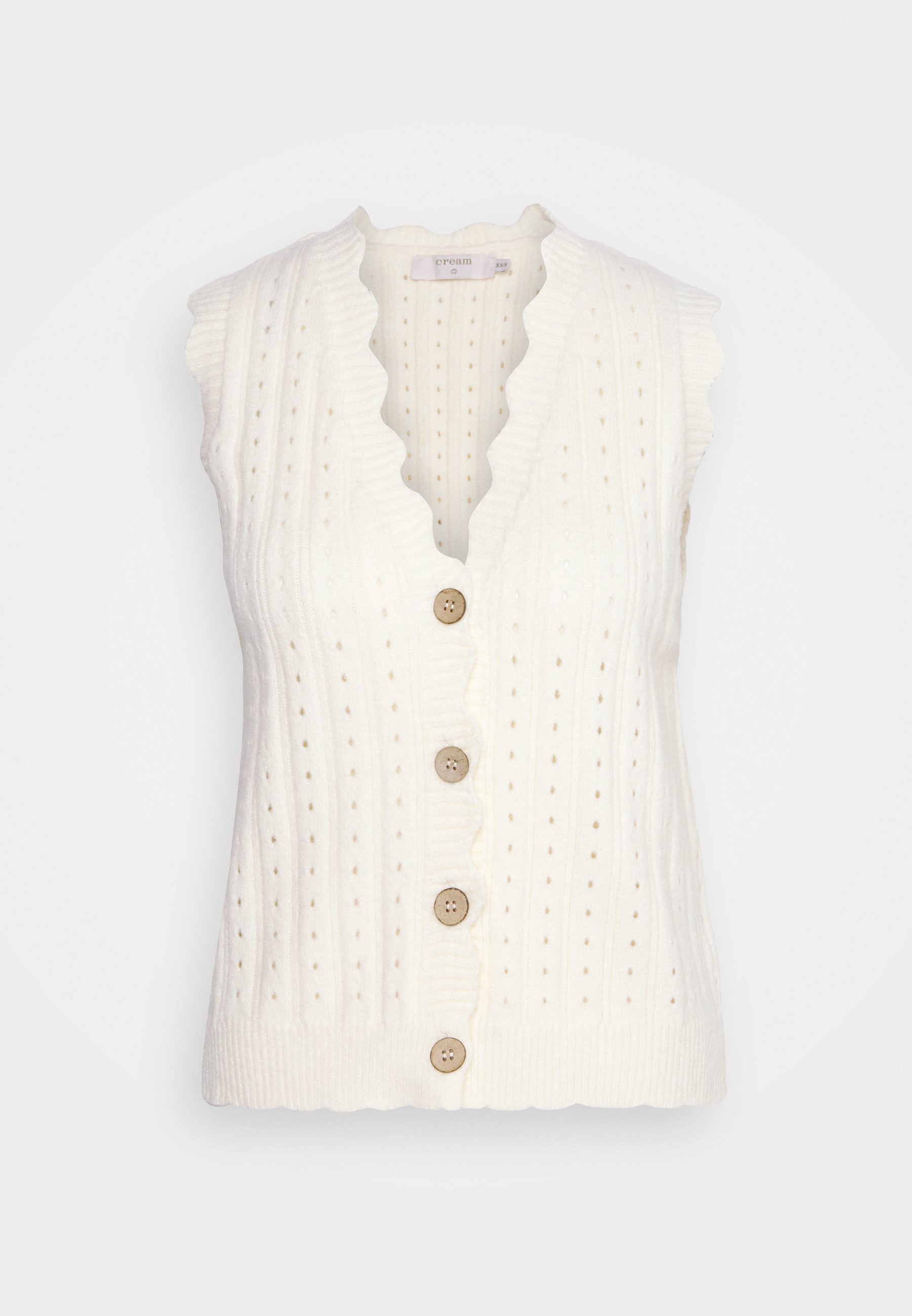 cream vests
