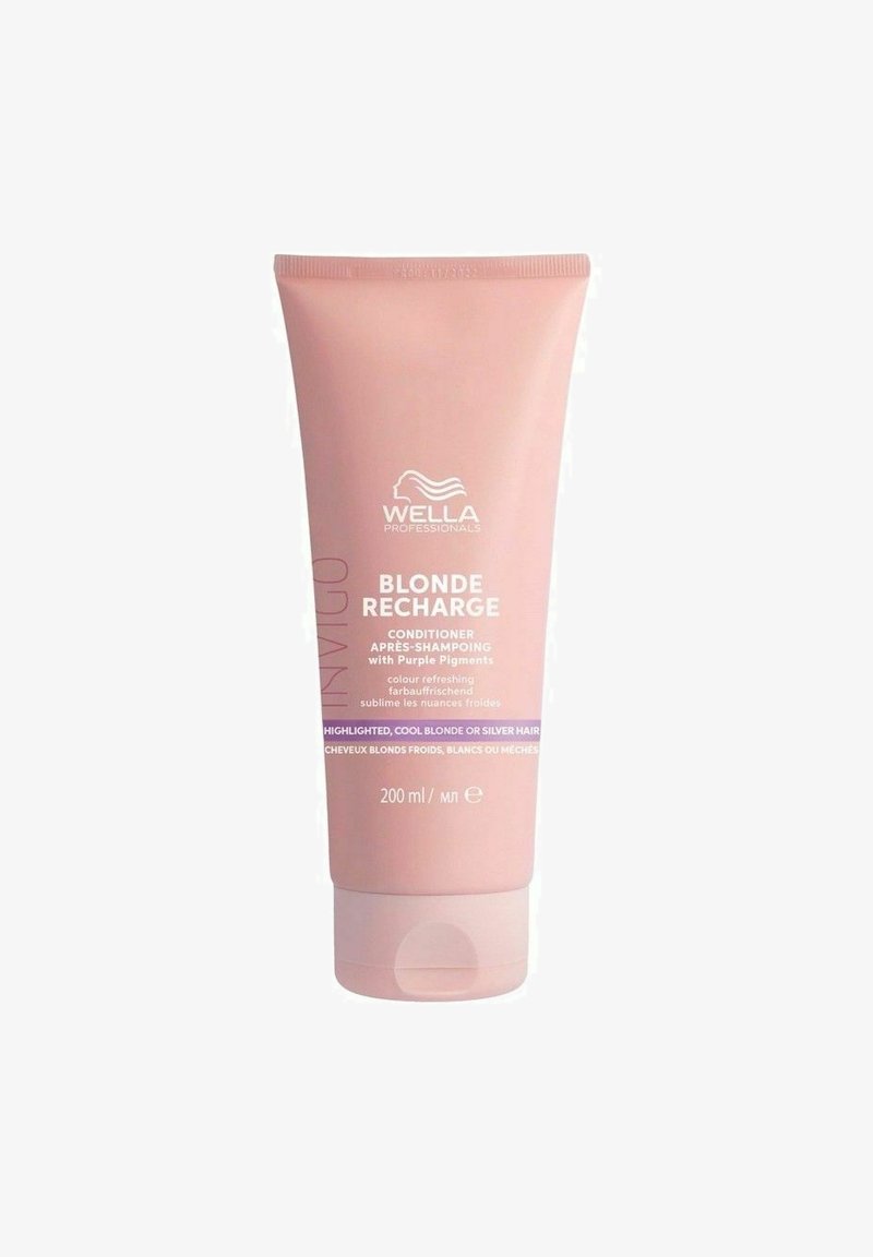 Wella - WELLA PROFESSIONALS INVIGO BLONDE RECHARGE COOL BLONDE CONDITIONER 200ML - Balsam - pink, Förstora