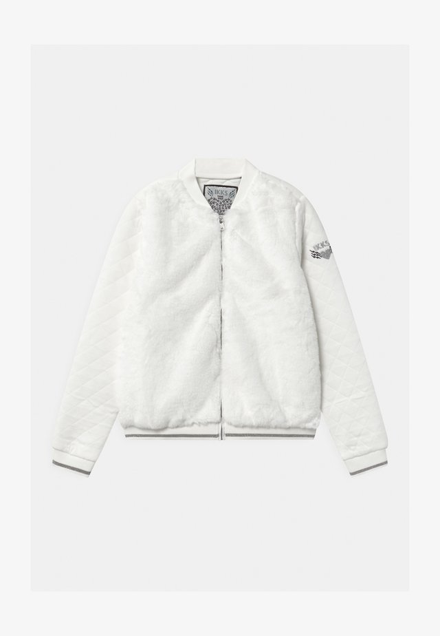 ZIP - Gilet - blanc cassé