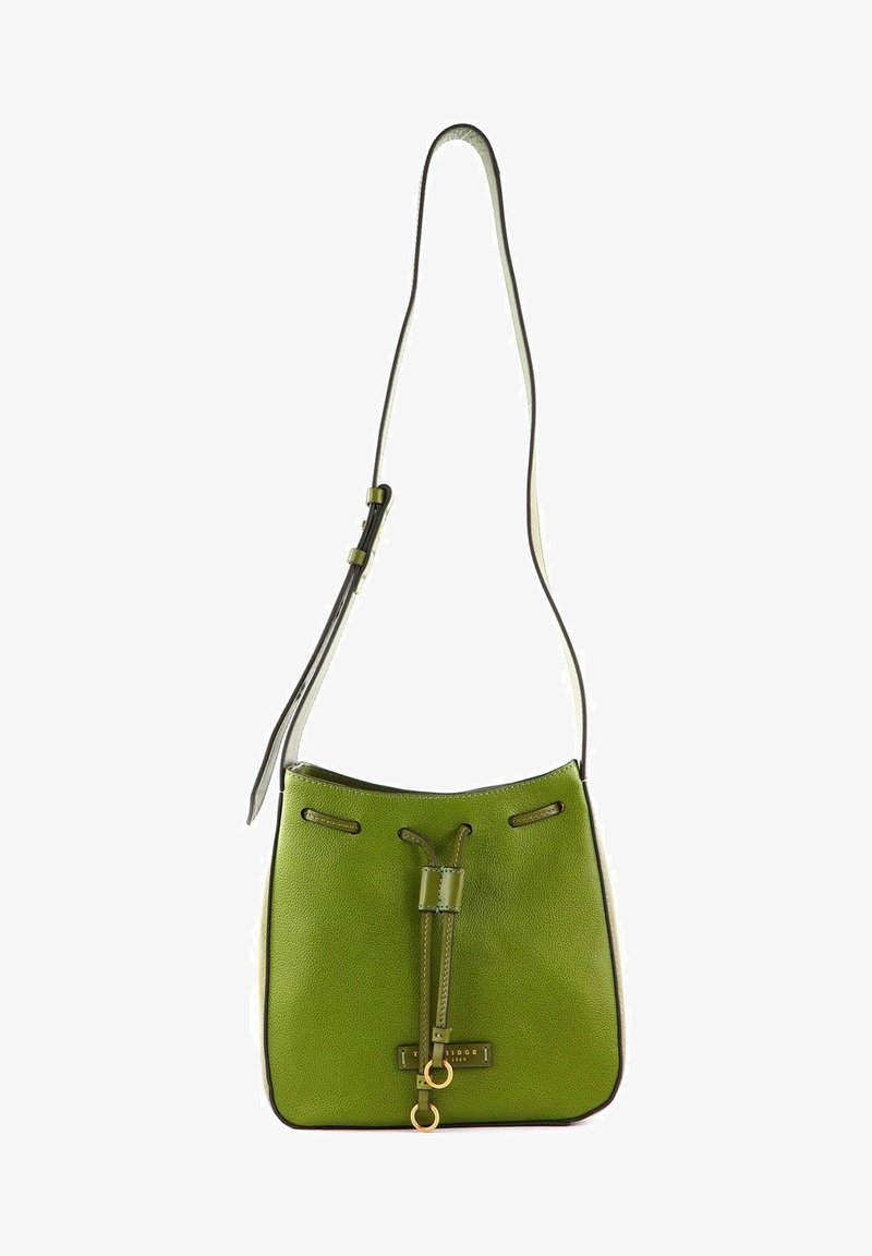 The Bridge CARLOTTA - Sac bandoulière - verde fico oro