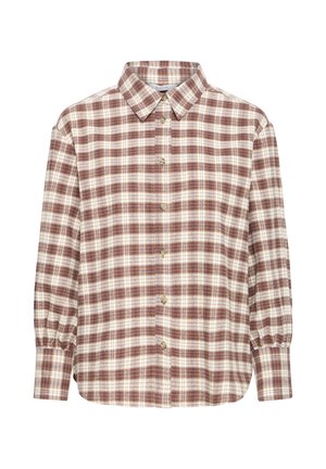 b.young, BYIPANIC - Button-down blouse - birch check