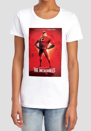 Disney, THE INCREDIBLES MOVIE POSTER - Print T-shirt - white