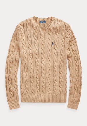 Polo Ralph Lauren CABLE-KNIT COTTON SWEATER - Džemper - camel