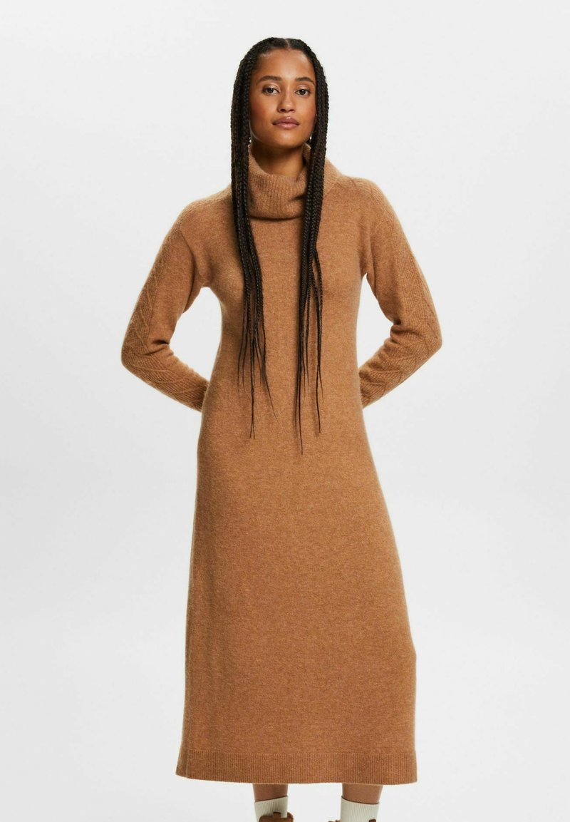 ESPRIT Mini Abito Nero Con Cut-Out E Girocollo – Taglia 38, Tessuto Fluido
