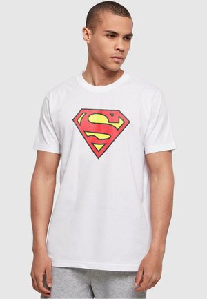 ABSOLUTE CULT DC ORIGINALS SUPERMAN SHIELD  - Print T-shirt - white