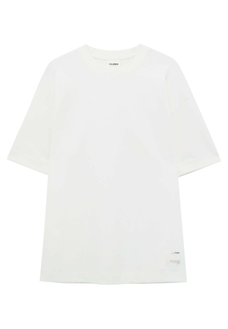 PULL&BEAR BASIC Basic Tshirt white Zalando.de