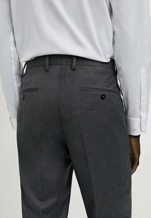 MILAN SLIM FIT - Trousers - szary2