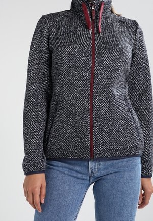 Veste polaire - mottled dark blue