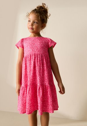 Next, Day dress - pink ditsy
