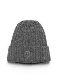 Megzta kepurė - dark grey melange