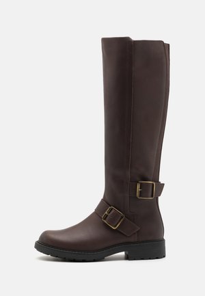ORINOCO2 TALL - Kovboju/motociklistu tipa zābaki - dark brown