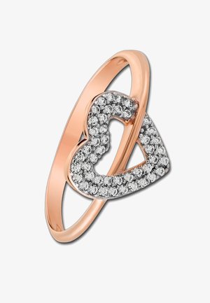 Balia ZIRKONIA MOTIV HERZ - Bague - weiß rose