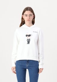 KARL LAGERFELD IKON AQUARELLE - Felpa - white