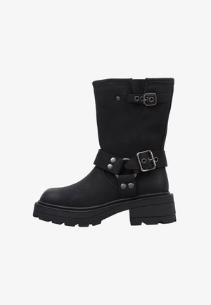 HUNE, GRIPS - Bottes à plateau - black
