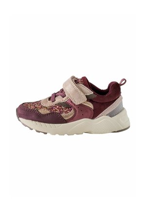 Next, TRAINERS . - Baby shoes - burgundy red glitter