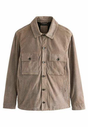 REGULAR FIT - Bőrdzseki - grey