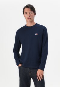 Tommy Jeans T-shirt à manches longues - dark night navy