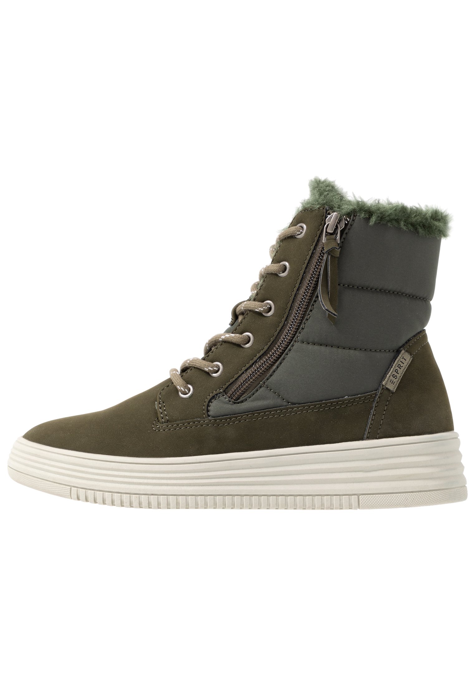 esprit high top trainers