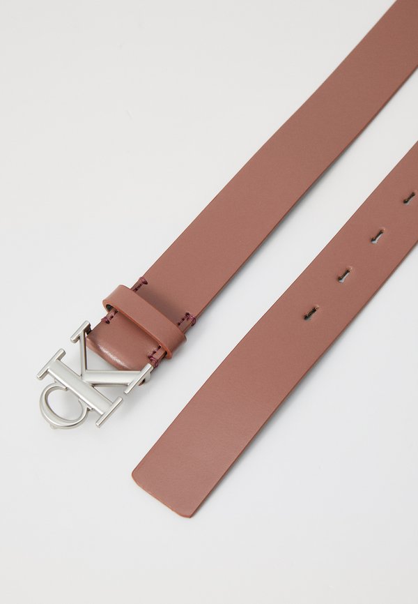 MONO PLAQUE BELT - Belt - cognac3