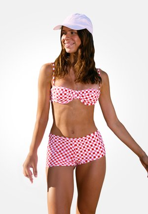 VIBRANT CHECKERBOARD SET - Bikini - pink