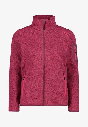 Fleece jacket - fucsia-amaranto