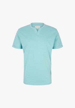 T-paita - mint structured stripe