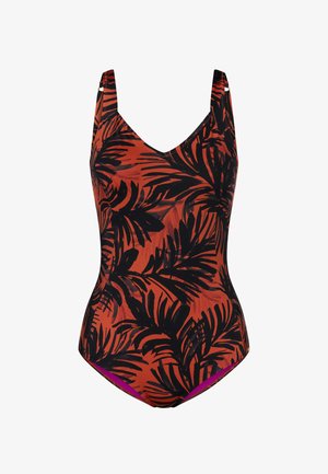 Triumph, RED LABEL SUMMER PALM - Badedragt - brown - dark combination
