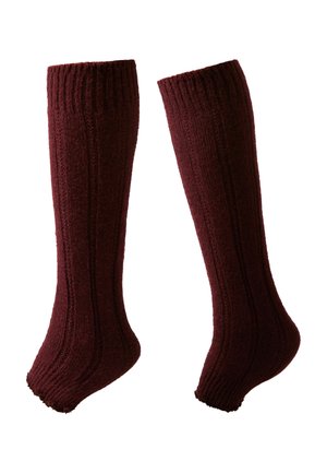 Beenwarmers - burgundy