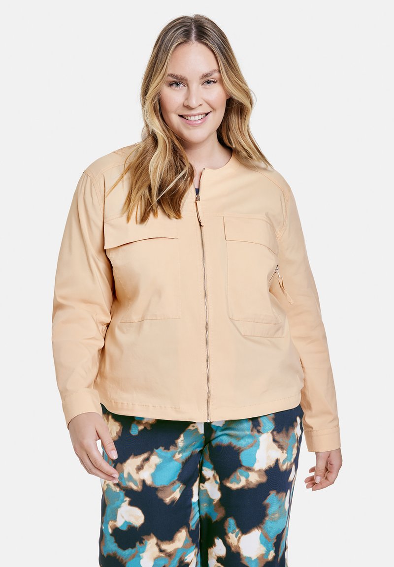 Damen Leichte Jacken | Samoon LÄSSIGE Blazer latte macchiato/sand - NH86317 Damen Leichte Jacken | Samoon LÄSSIGE Blazer latte macchiato/sand - NH86317