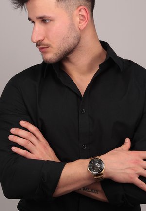 Watch - gold-coloured/schwarz