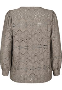 Zizzi LOCHMUSTER - Pluus - Brown
