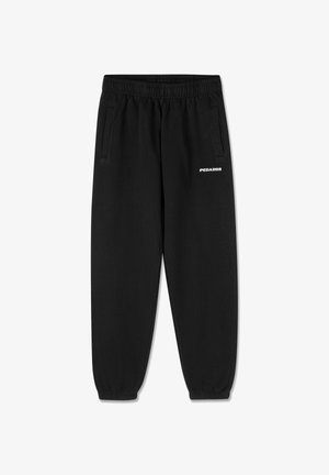 Pegador, VILLA HIGH WAISTED SWEAT PANTS - Pantaloni sportivi - black/white