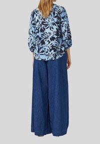 s.Oliver MIT RAFFUNG - Camicetta - arktisblau