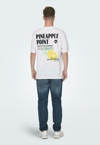 Only & Sons 2ER-SET KURZARM RUNDHALS - Print T-shirt - weiß