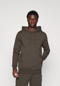 Björn Borg CENTRE HOODIE - Mikina s kapucňou - peat