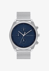 Sélectionné, blau- und silberfarben