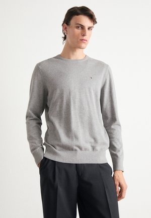 JACK & JONES Jcocipher Knit Crew Neck Maglione Lavorato a Maglia, Nero, M Uomo