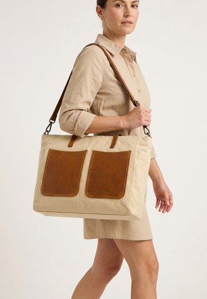 VENEZIA, CROSS BODY BAG - Shopping bags - beige