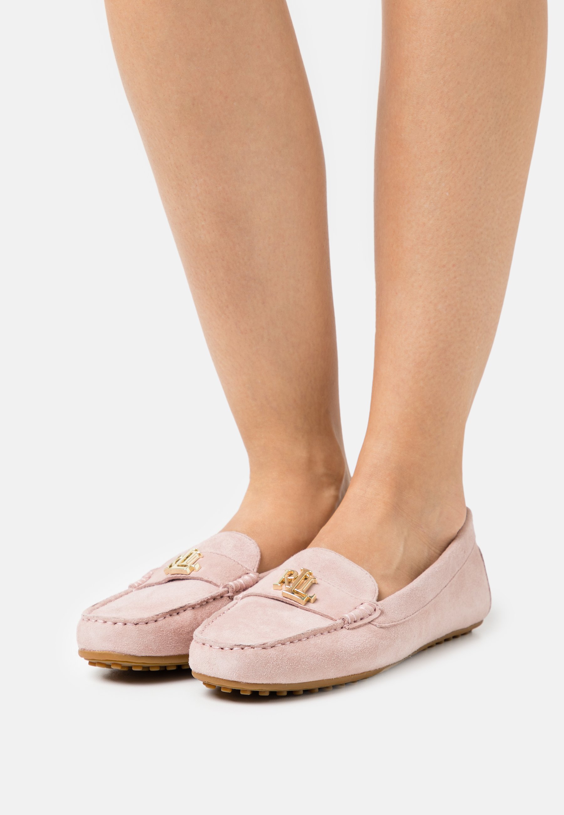 ralph lauren suede loafers womens